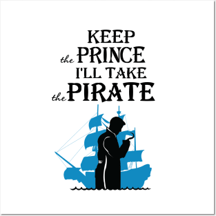 OUAT T-Shirt. I'll take the pirate! Posters and Art